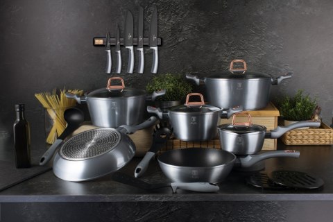 GARNEK DO MLEKA GRANITOWY 12CM 1.2L BERLINGER HAUS MOONLIGHT BH-6016