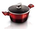 GARNEK GRANITOWY 2.5L 20CM BERLINGER HAUS BLACK BURGUNDY BH-1627