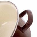 Garnek emaliowany indukcja na indukcję gaz BROWN 22 cm 4L ORION 113333