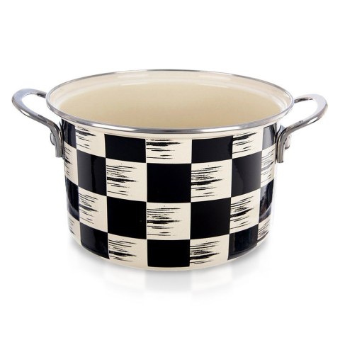 Garnek emaliowany indukcja na indukcję gaz SZACHOWNICA 22 cm 4L ORION 113337
