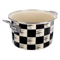 Garnek emaliowany indukcja na indukcję gaz SZACHOWNICA 22 cm 4L ORION 113337