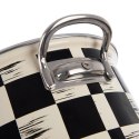 Garnek emaliowany indukcja na indukcję gaz SZACHOWNICA duży 26 cm 6.5L ORION 113338