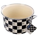 Garnek emaliowany indukcja na indukcję gaz SZACHOWNICA duży 26 cm 6.5L ORION 113338
