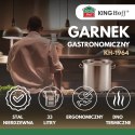 Garnek gastronomiczny 35cm 33L stal nierdzewna KINGHOFF KH-1964