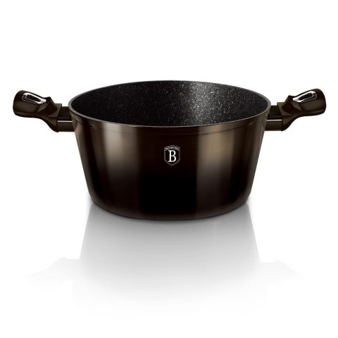 GARNEK GRANITOWY 2.5L 20cm BERLINGER HAUS SHINY BLACK BH-6604
