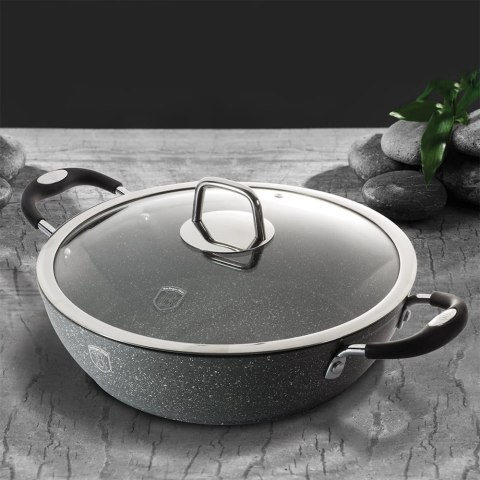 GARNEK NISKI 4.9L 32CM BERLINGER HAUS STONE TOUCH BH-1157-N