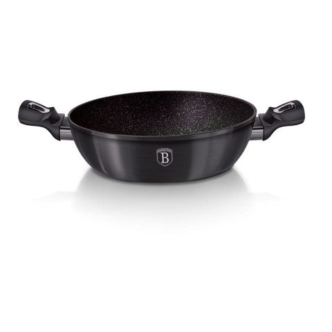 GARNEK NISKI GRANITOWY 2.3L 24cm BERLINGER HAUS METALLIC LINE CARBON PRO BH-6897