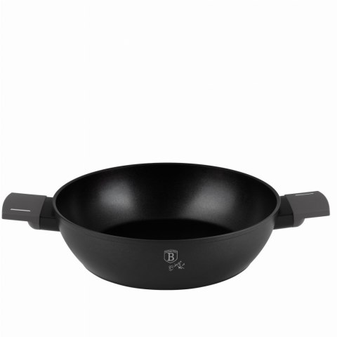 GARNEK NISKI TYTANOWY Z POKRYWKĄ 28CM 3.8L BERLINGER HAUS ANTRACIT BH-8128
