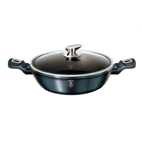 GARNEK PŁASKI 3.8L 28CM BERLINGER HAUS METALLIC AQUAMARINE BH-6794