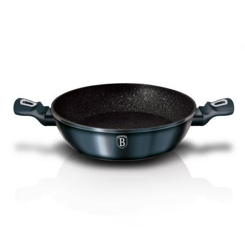 GARNEK PŁASKI 3.8L 28CM BERLINGER HAUS METALLIC AQUAMARINE BH-6794