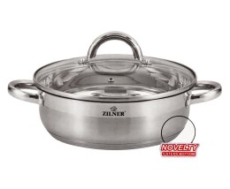 GARNEK STAL.NIERDZ. PŁASKI 1.9L 20CM ZILNER ZL-7401