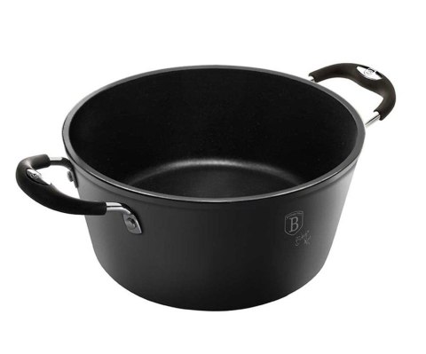 GARNEK TYTANOWY 24cm 4.1L BERLINGER HAUS BLACK PROFESSIONAL LINE BH-6123