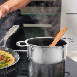 Garnek stalowy do gotowania NON-STICK indukcja COOKCELL 24 cm 4.8L ORION 113195