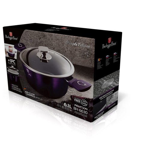 GARNEK TYTANOWY 28cm 6.1L BERLINGER HAUS PURPLE ECLIPSE BH-6630