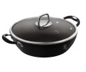 GARNEK TYTANOWY NISKI 28cm 3.8L BERLINGER HAUS BLACK PROFESSIONAL LINE BH-6125
