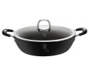 GARNEK TYTANOWY NISKI 28cm 3.8L BERLINGER HAUS BLACK PROFESSIONAL LINE BH-6125