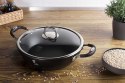 GARNEK TYTANOWY NISKI 28cm 3.8L BERLINGER HAUS BLACK PROFESSIONAL LINE BH-6125