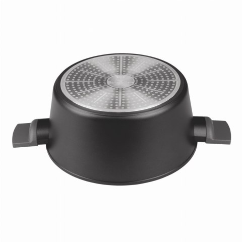 GARNEK TYTANOWY Z POKRYWKĄ 28CM 6.1L BERLINGER HAUS ANTRACIT BH-8132