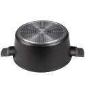 GARNEK TYTANOWY Z POKRYWKĄ 30CM 8L BERLINGER HAUS ANTRACIT BH-8133