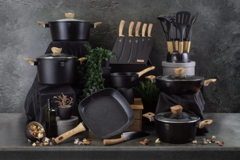 GARNEK Z POWŁOKĄ GRANITOWĄ 20cm 2.5L BERLINGER HAUS EBONY MAPLE BH-1705