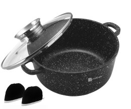GARNEK Z POWŁOKĄ MARMUROWĄ 3.2L 22cm BRUNBESTE BB-1981