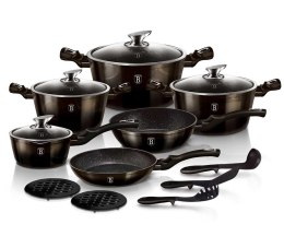 GARNKI BERLINGER HAUS 18 ELE METALLIC SHINY BLACK BH-6614