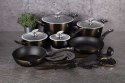GARNKI BERLINGER HAUS 18 ELE METALLIC SHINY BLACK BH-6614