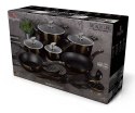 GARNKI BERLINGER HAUS 18 ELE METALLIC SHINY BLACK BH-6614