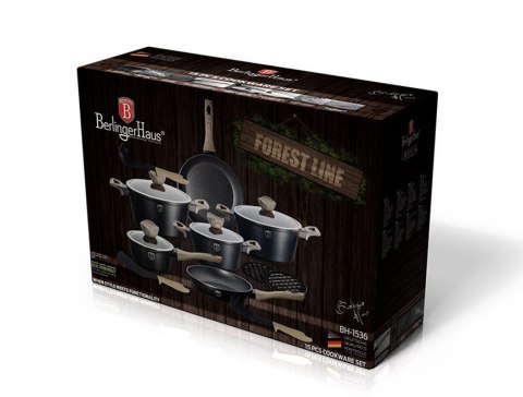 GARNKI BERLINGER HAUS EBONY MAPLE WOOD 15 ELE BH-1536