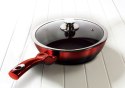 GARNKI BERLINGER HAUS METALLIC BLACK BURGUNDY LINE 10 ELE BH-1631-N