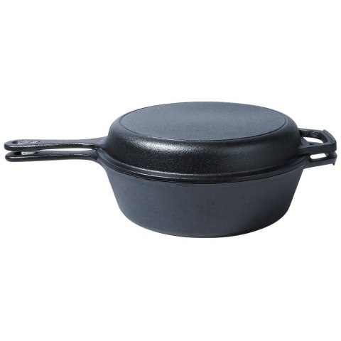 Garnek z patelnią żeliwne zestaw komplet 24 cm / 3.5L CAST LINE VILDE 199032