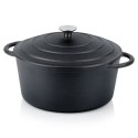 Garnek z pokrywką żeliwny indukcja gaz ciężki CAST LINE 26 cm 5L VILDE 199075