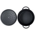 Garnek z pokrywką żeliwny indukcja gaz ciężki CAST LINE 26 cm 5L VILDE 199075