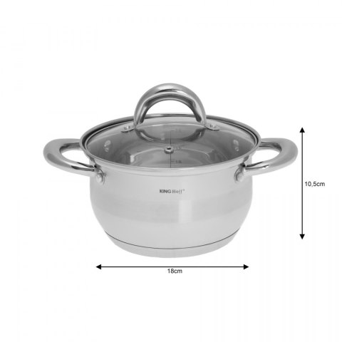 GARNKI KiNGHOFF SILVER 8 ELE KH-1095