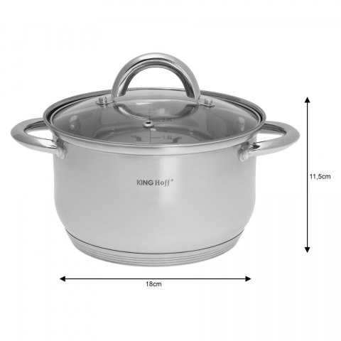 GARNKI KiNGHOFF SILVER 8 ELE KH-4448