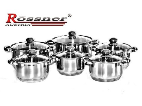 GARNKI STALOWE 12 EL. ROSSNER TW-207