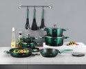 GARNKI z POWŁOKĄ GRANITOWĄ 15 ELE. ZILNER EMERALD NOIR ZL-8521