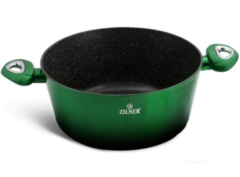 GARNKI z POWŁOKĄ GRANITOWĄ 15 ELE. ZILNER EMERALD NOIR ZL-8521