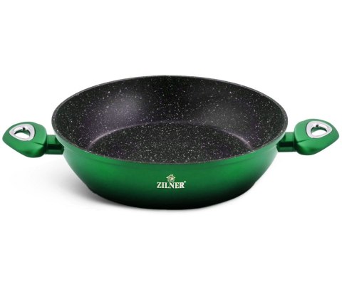 GARNKI z POWŁOKĄ GRANITOWĄ 15 ELE. ZILNER EMERALD NOIR ZL-8521