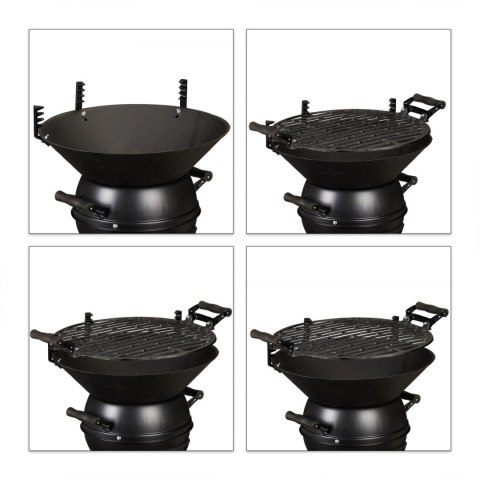GRILL OGRODOWY ŻELIWNY WĘGLOWY BRUNBESTE BB-2645