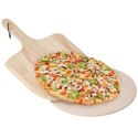 KAMIEŃ DO PIECZENIA PIZZY SZAMOTOWY Z ŁOPATĄ I NOŻEM 3 ELEMENTY VILDE 279072