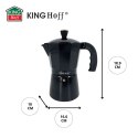 KAWIARKA ESPRESSO KAFETERKA CIŚNIENIOWA KINGHOFF 300ML / 6 FILIŻANEK KH-1883