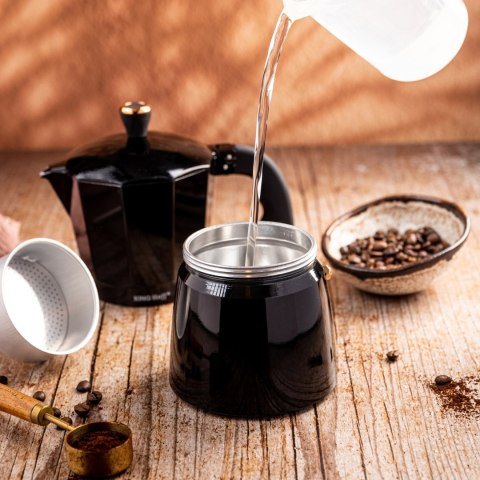 KAWIARKA ESPRESSO KAFETERKA CIŚNIENIOWA KINGHOFF 450ML / 9 FILIŻANEK KH-1884