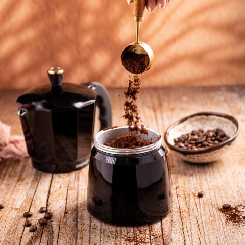 KAWIARKA ESPRESSO KAFETERKA CIŚNIENIOWA KINGHOFF 450ML / 9 FILIŻANEK KH-1884