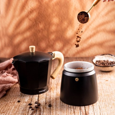 KAWIARKA ESPRESSO KAFETERKA CIŚNIENIOWA KINGHOFF 600ML / 12 FILIŻANEK KH-1888