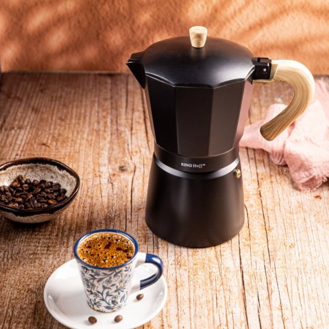 KAWIARKA ESPRESSO KAFETERKA CIŚNIENIOWA KINGHOFF 600ML / 12 FILIŻANEK KH-1888