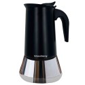 KAWIARKA ESPRESSO KAFETERKA CIŚNIENIOWA KLAUSBERG 600ML (12 FILIŻANKI) KB-7847