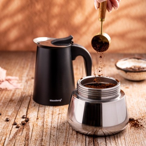 KAWIARKA ESPRESSO KAFETERKA CIŚNIENIOWA KLAUSBERG 600ML (12 FILIŻANKI) KB-7847