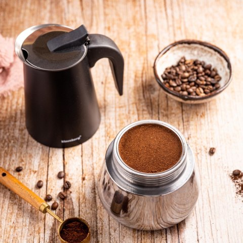KAWIARKA ESPRESSO KAFETERKA CIŚNIENIOWA KLAUSBERG 600ML (12 FILIŻANKI) KB-7847