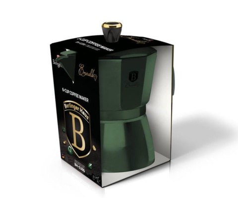 KAWIARKA / ZAPARZACZ DO KAWY 6 FILIŻANEK 300ml BERLINGER HAUS EMERALD BH-6386